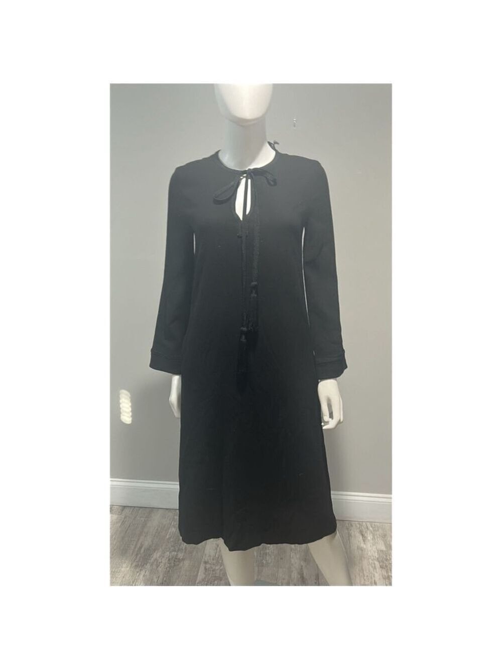 Nili Lotan Zita Black Oversized Dress XS Black - Picture 3 of 9